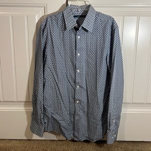 Perry Ellis Long Sleeve Men Shirt Small